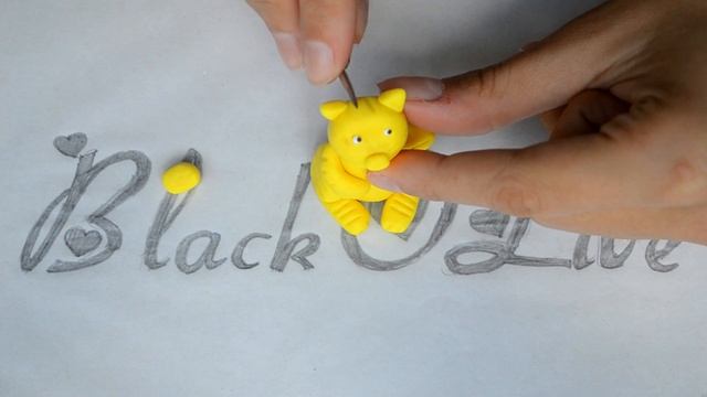 КОТИК-РЫБАК❁ПОЛИМЕРНАЯ ГЛИНА❁BLACKOLIVE смотреть онлайн