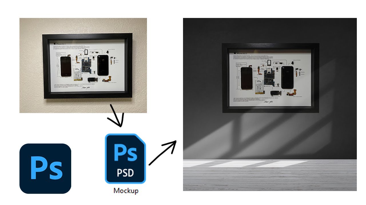 Создание картинок для постов в инстаграм с помощью мокапов в фотошопе смотреть онлайн