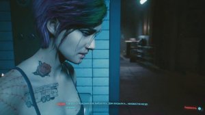 Cyberpunk 2077. Романтическая сцена с Джуди.