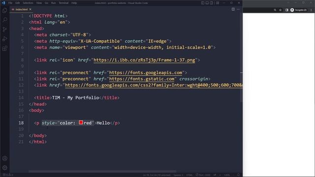 HTML & CSS Complete Setup in VS Code смотреть онлайн
