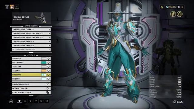 Warframe: Limbo Prime Fashion Frame смотреть онлайн