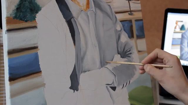 Портрет маслом 2/ Speed painting portrait (Oil Painting) смотреть онлайн