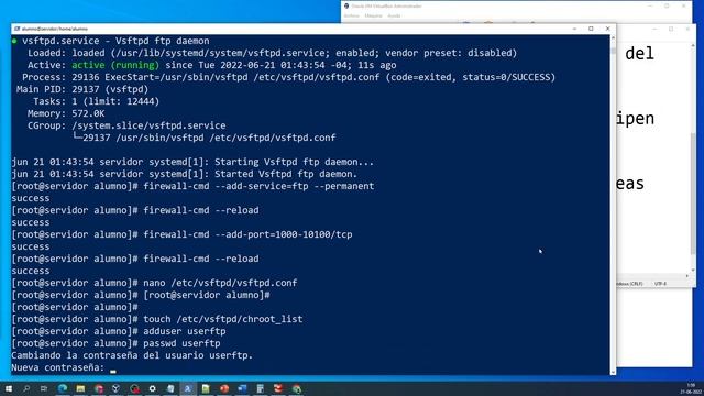 Instalación y configuración de servidor FTP en Rocky Linux 8 vsftpd смотреть онлайн