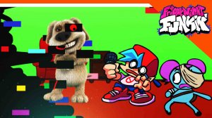 ? НОВЫЙ БОСС БЕН ЗАРАЖЕННЫЙ ГЛИТЧ ВИРУСОМ! ПРОТИВ БОЙФРЕНДА! My Talking Ben  ? Friday Night Funkin