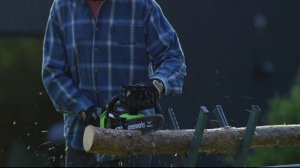 Цепная пила Greenworks GD40CS18 аккумуляторная бесщеточная 40V (арт 2005807)