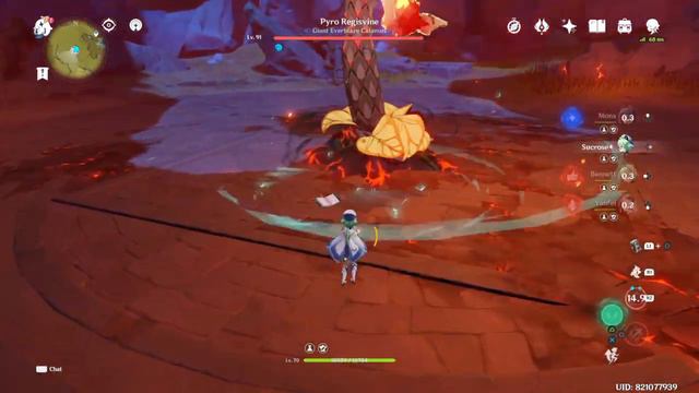 Genshin Impact - Mona 245k Elemental Burst смотреть онлайн