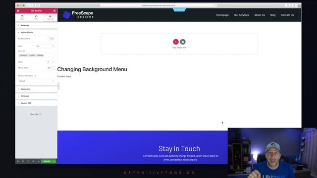 Menu Background Color Change On Scroll With Elementor's Sticky Header смотреть онлайн