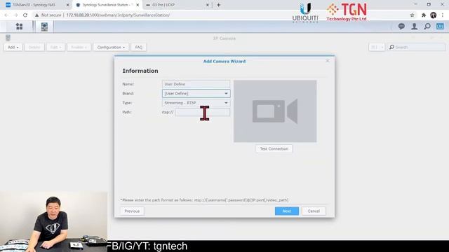 Unifi Protect Camera to Synology NAS via RTSP stream only смотреть онлайн