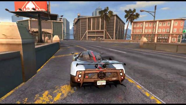 Taking out an opponent & wining the race with Pagani Zonda Cinque in NFS No Limits смотреть онлайн
