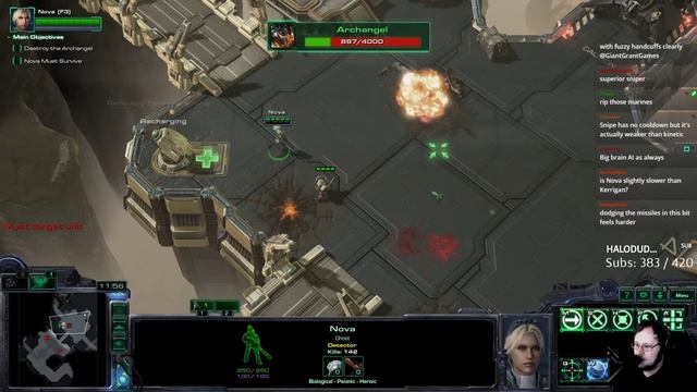 Heart of the Swarm: Terran Edition - Part 1 - GiantGrantGames Stream VoD смотреть онлайн