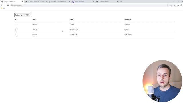 HTMX 1.9 - hx-on Attribute for Responding to Events смотреть онлайн