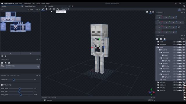 Entity Modeling & Animating W/ Blockbench | Minecraft Texture Pack Tutorial смотреть онлайн