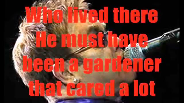 Elton John Empty Garden (Hey,Hey Johnny) with Lyrics by Jr смотреть онлайн