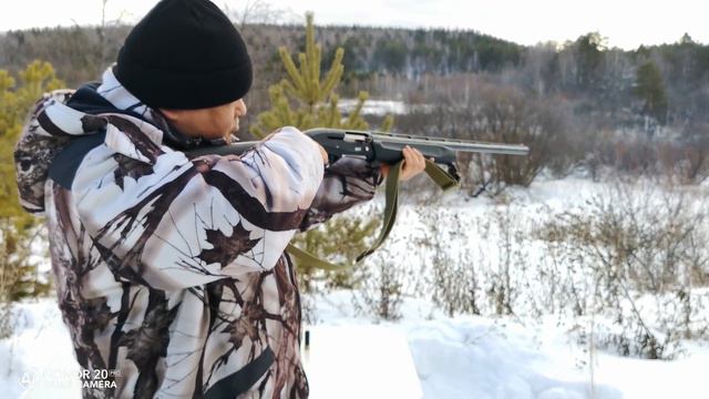 МР-155!!! Отстрел разными патронами! Надёжное! Безотказное! Всеядное! смотреть онлайн