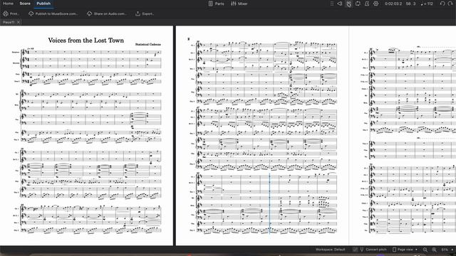 Voices from the Lost Town Video (Musescore 4 Original Composition) смотреть онлайн