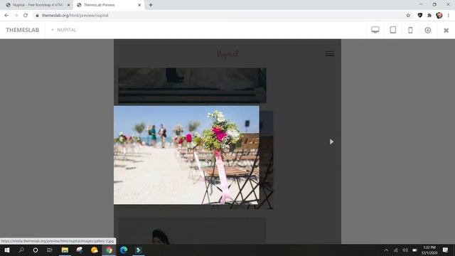 Nupital : Free Bootstrap 4 HTML5 Multipage Responsive Wedding Event Website Template смотреть онлайн