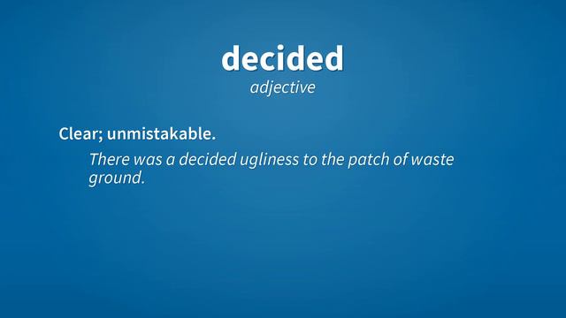 Decided | Meaning of decided 📖 📖 📖 📖 смотреть онлайн