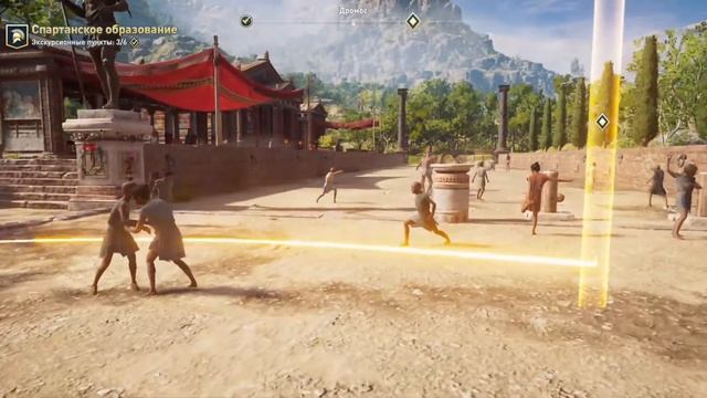 Assassin's creed Одиссея - Интерактивный тур #6 - Спартанское образование смотреть онлайн