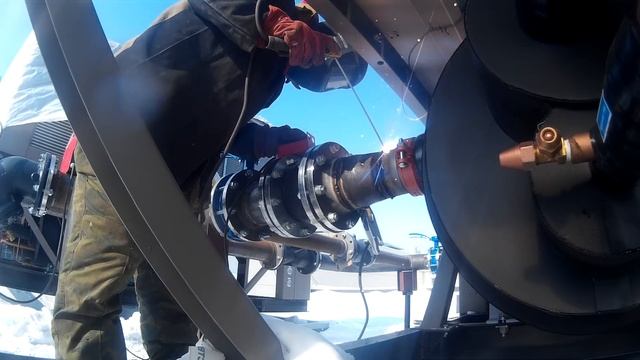 Сварка труб на улице смотреть онлайн