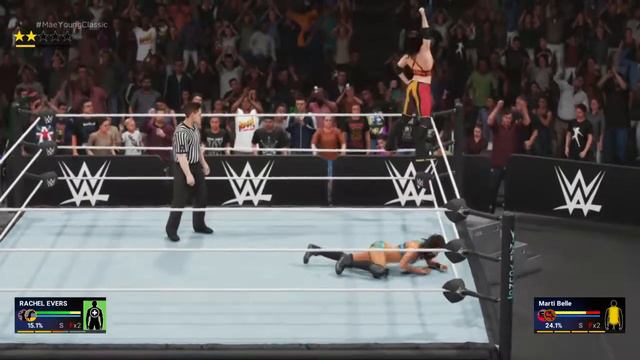 WWE 2K19: Rachel Evers Vs. Marti Belle (WWE Mae Young Classic 2017)