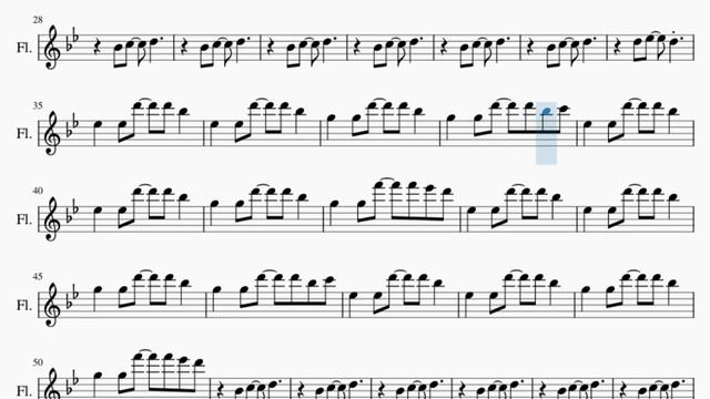 Flute Sheet Music: How to play After Dark by Mr Kitty смотреть онлайн