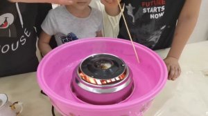 Как приготовить сладкую вату?! Аппарат для САХАРНОЙ ВАТОЙ.