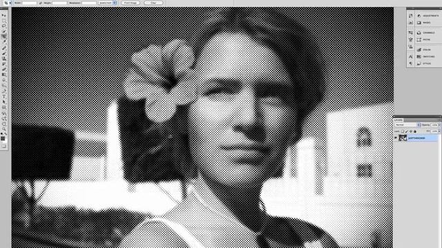 Photoshop Tutorial: How to create the Dotted Halftone Pattern Effect смотреть онлайн