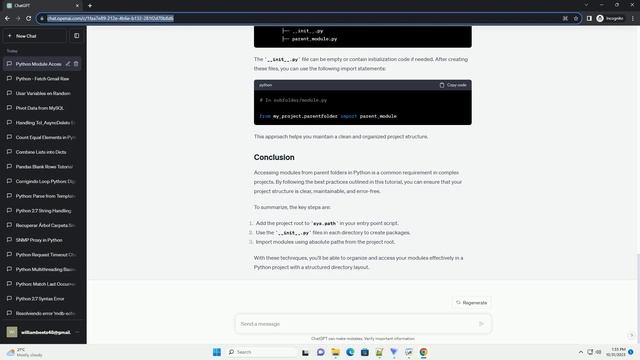 python 101 best way to access a module from parent folder смотреть онлайн