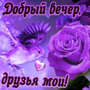 Добрый вечер ! Желаю доброго вечера! Пожелания доброго вечера. Открытка с добрым вечером?