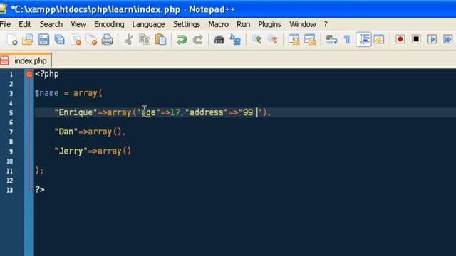 Intro into PHP - 9 - Multidimensional Array смотреть онлайн
