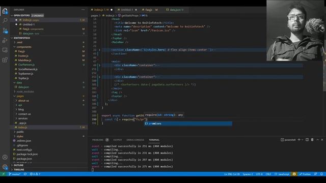 how to render react component from JSON in nextjs | next js tutorial | getStaticProps data renderin смотреть онлайн