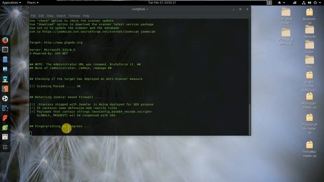How To Check Joomla Website Vulnerabilities Using Joomscan_Hindi ✔ смотреть онлайн