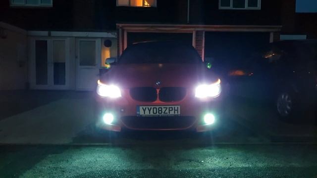BMW E60 welcome lights смотреть онлайн