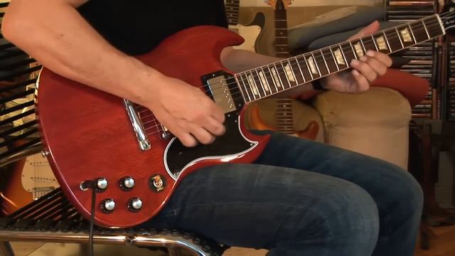 2011 Gibson SG STD "LP SG" Custom Shop /high gloss cherry Part2 смотреть онлайн
