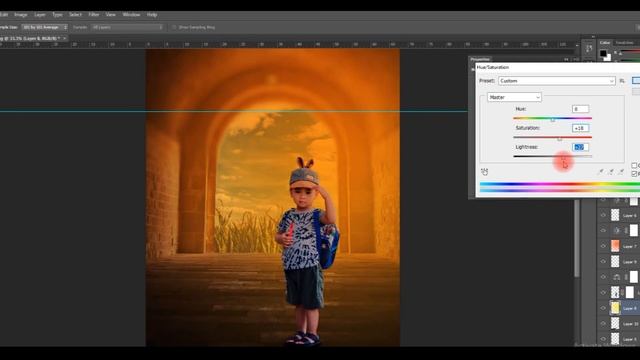 Small Boy Poster Making ! Adobe Photoshop смотреть онлайн