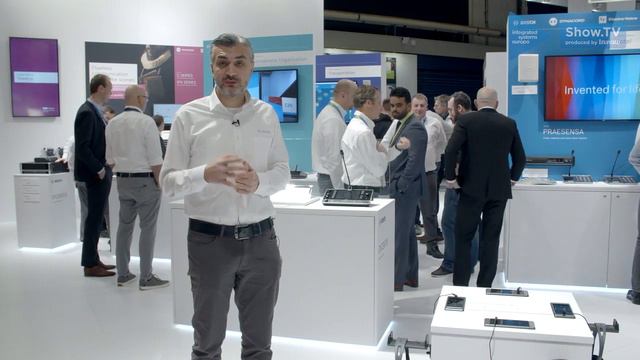 Bosch shows Dicentis conference additions and adds support for 100 languages смотреть онлайн