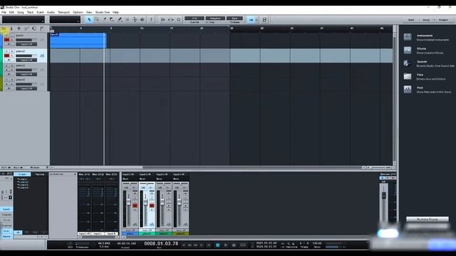 Программа для записи и редактирования звука Presonus Studio One смотреть онлайн