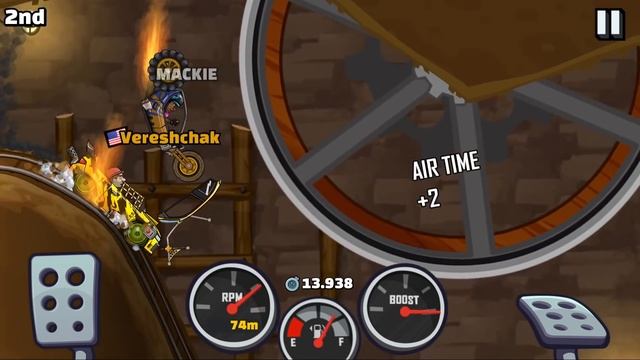 Hill Climb Racing 2 - TWO BOSSES lvl VS Bill Newton on Superbike Walkthrough Gameplay смотреть онлайн