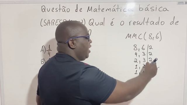 Qual é o resultado de 1/8 + 5/6? | Questão de Matemática básica смотреть онлайн