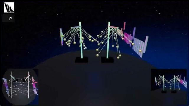 Double Dragon Duet Sound - 3D Pendulum Polyrhythm visualization. #javascript #threejs #pendulum #3D смотреть онлайн