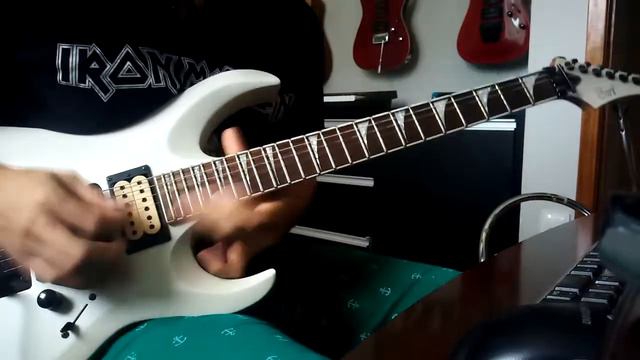 Metallica - The four horsemen (final solo cover) смотреть онлайн