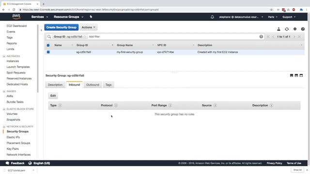 Amazon EC2 Security Groups Tutorial