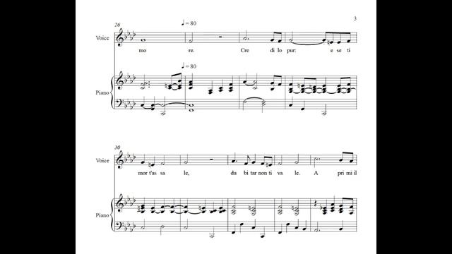 Amarilli Mia Bella F Minor Accompaniment with Melody Caccini смотреть онлайн