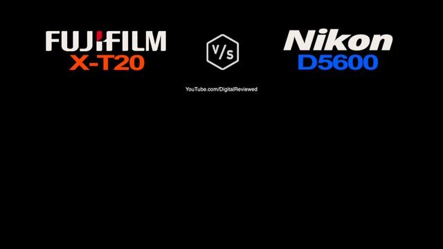 FujiFilm X-T20 vs Nikon D5600 смотреть онлайн