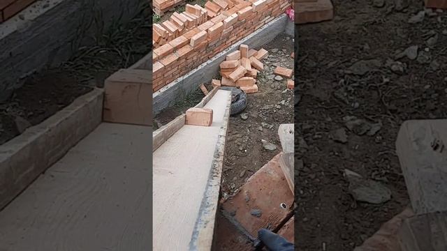 как спустить кирпич с второго этажа