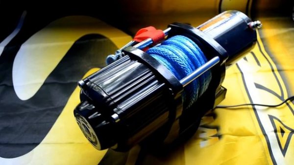 ЛЕБЕДКА KIMPEX 4500 ДЛЯ КВАДРОЦИКЛА, С СИНТЕТИЧЕСКИМ ТРОСОМ