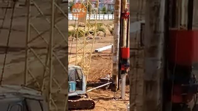 Дизельный молот DD45 в работе +79623854477 забитвка свай 400*400 мм Компания АВК ГРУПП смотреть онлайн