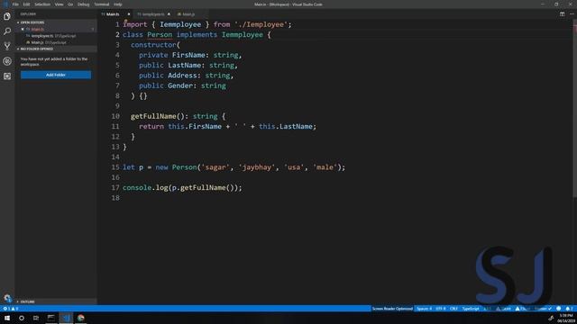 Session 9 Interface and Module In TypeScript смотреть онлайн