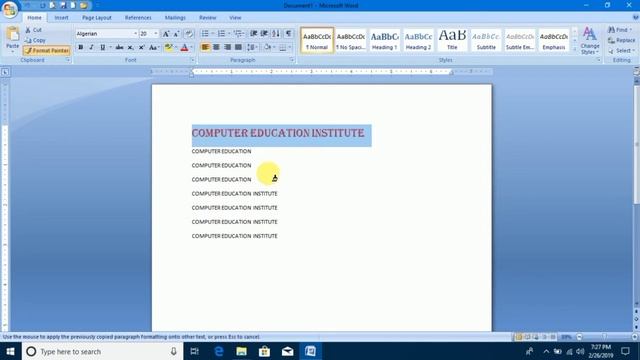 How to use Home tab in MS Word | All option of home tab смотреть онлайн