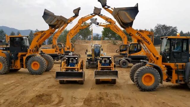Demostración Maquinaria Hyundai Construction Equipment смотреть онлайн